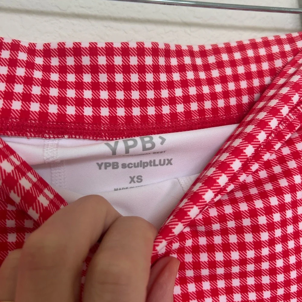 Abercrombie & Fitch YPB sculptLUX Racerback V-Neck Tank & Lined Clean Mini Skirt - Picture 9 of 10